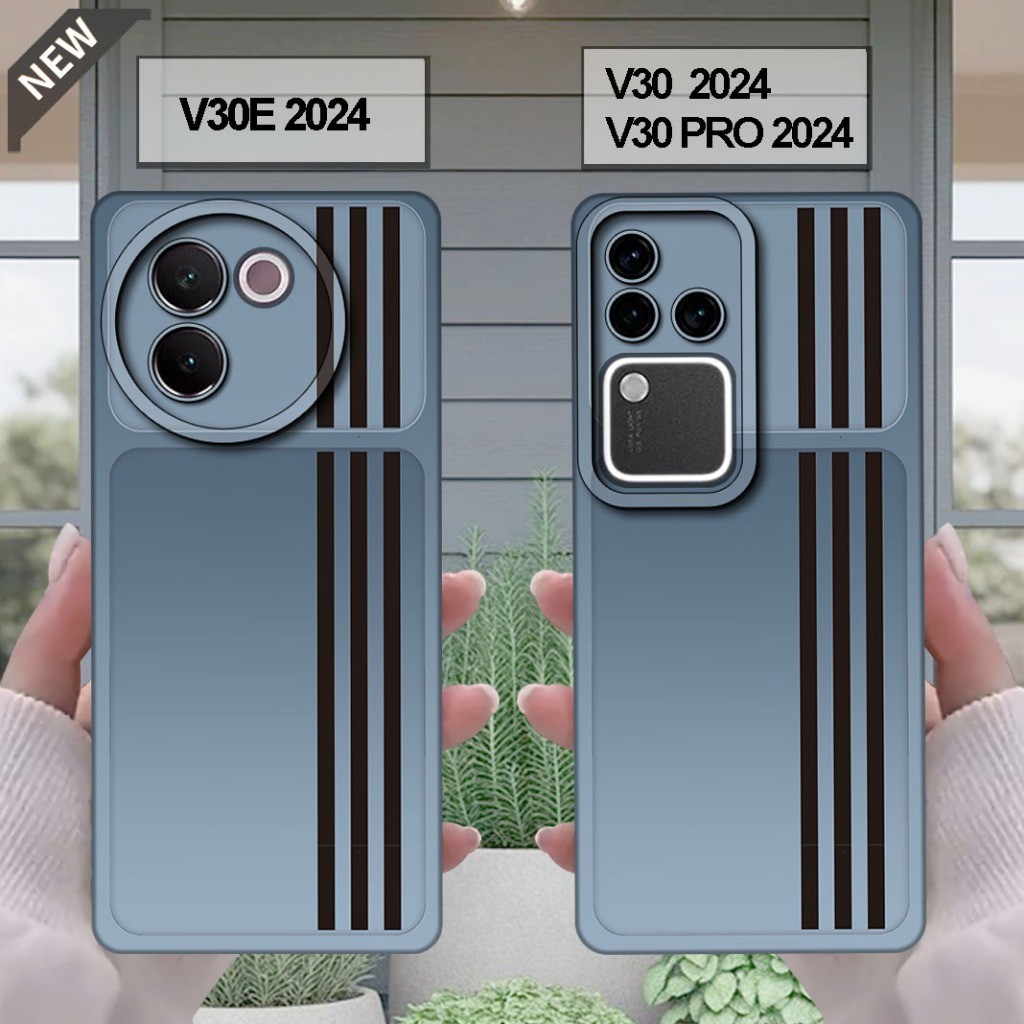 เคส VIVO V30 _เคส VIVO V30E _เคส VIVO V30 PRO _เคสซิลิโคนสีดําหนายืดหยุ่น