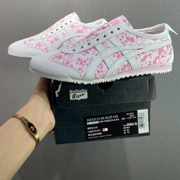 Onitsuka Tiger Mexico 66 รองเท้าวิ่งผู้ชายและผู้หญิง Onitsuka Mexico 66 รองเท้ากีฬา INRU