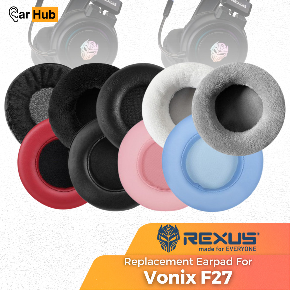 แผ่นรองหูฟัง Earpad Earcup Rexus Vonix F27 F-27 F 27 แผ่นโฟม