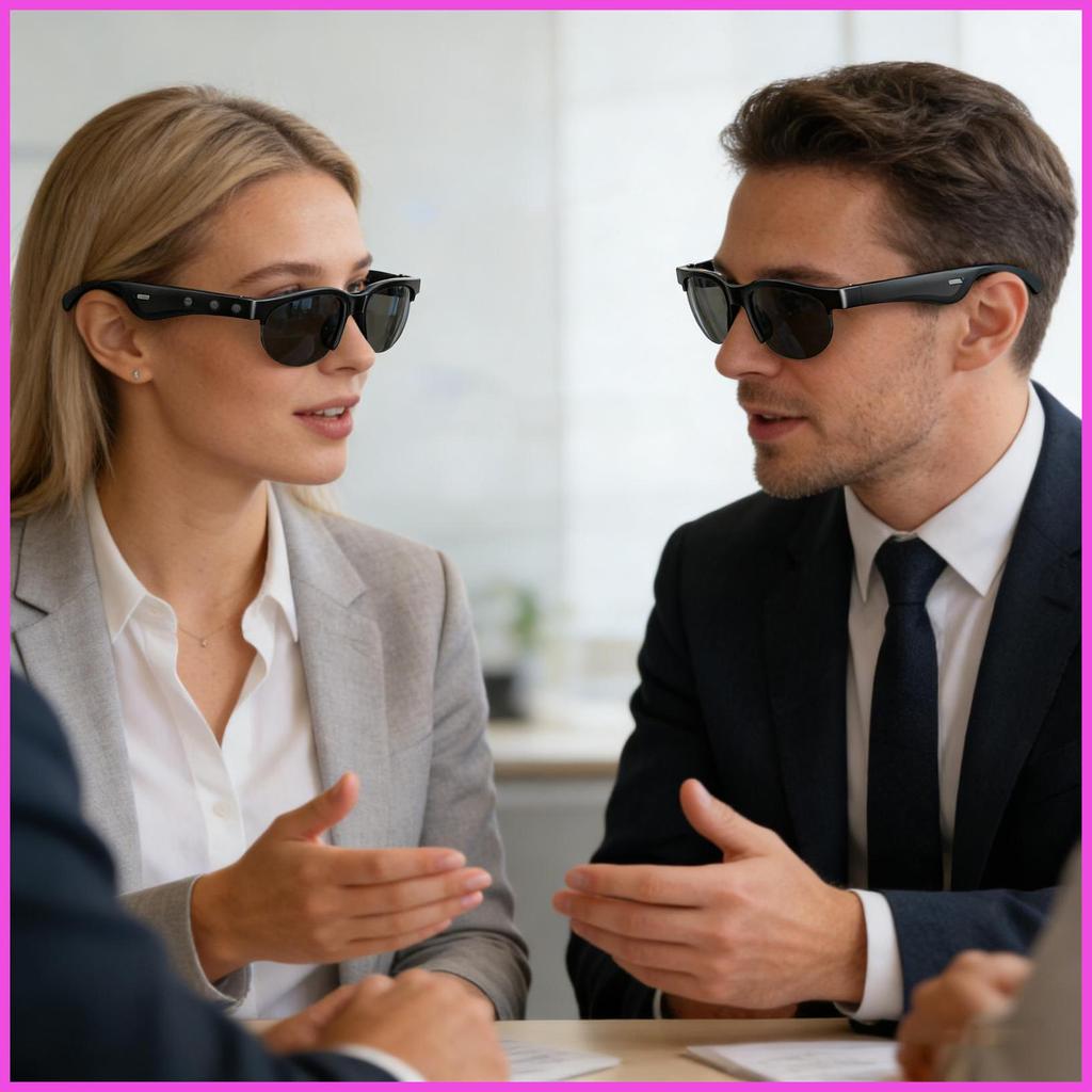 สมาร์ท AI Translator แว่นตา 40 ภาษา Multi-Functional Translator แว่นตาสําหรับผู้ชายผู้หญิงอ่าน Trave