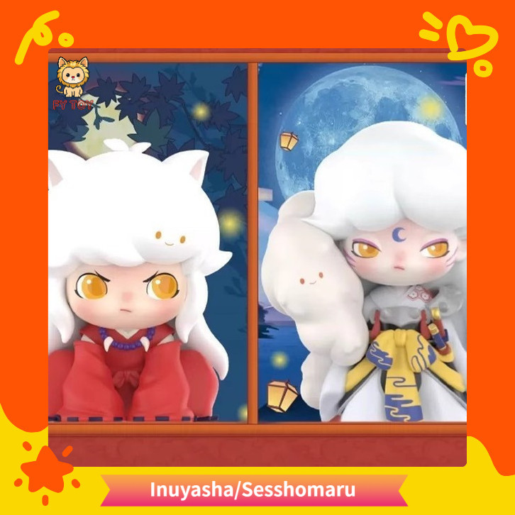 พร้อมสต็อก Bubble Mart DIMOO-Sesshomaru, D-Inuyasha Inuyasha Killer Maru อินเทรนด์เล่น Big Baby รูปล