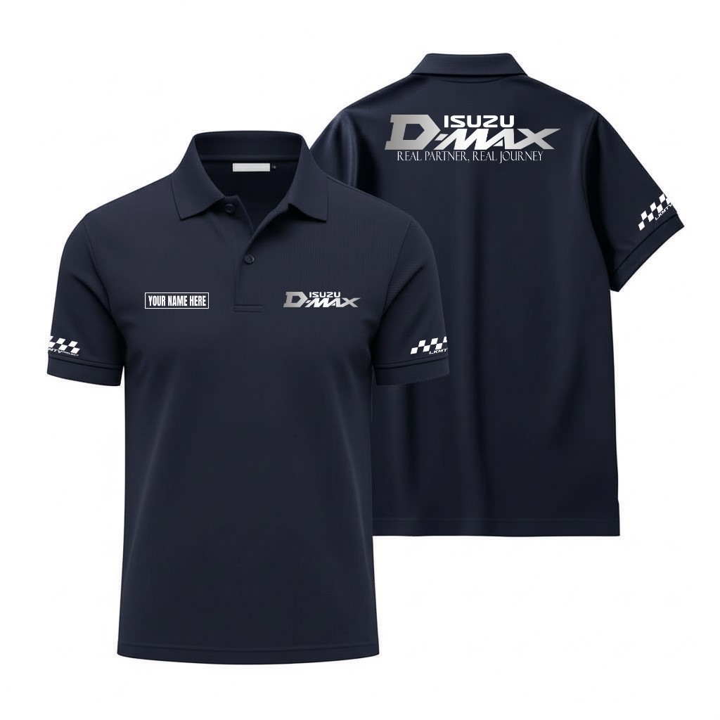 เสื้อโปโล BY LKOMOTIVE Isuzu DMUX ธีมรถยนต์ สำหรับทุกเพศ ทำจากcotton 100% มีพร้อมส่ง size S-3XL
