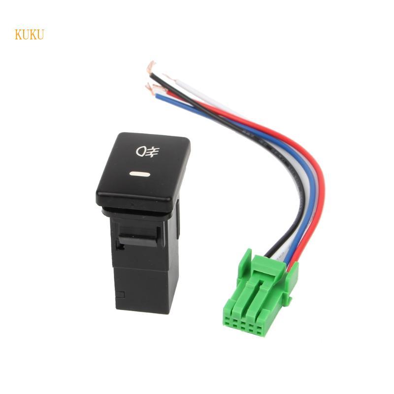 Front Foglight Push Switches 4 Wire Button for Multiple Model Automotive Parts