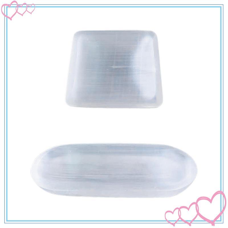 [meteor2] แผ่นชาร์จ Selens, ภาชนะเก็บสําหรับทําความสะอาดและชาร์จ ,สถานีชาร์จคริสตัล ,Selenite Bowl ต