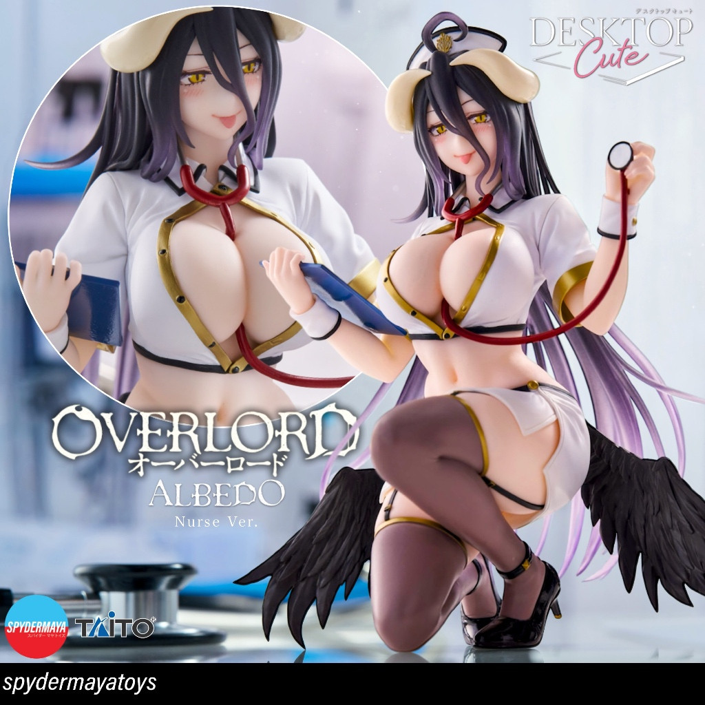🎈   (PRE-ORDER)Albedo Desktop Cute Nurse figure ver. Overlord - TAITO