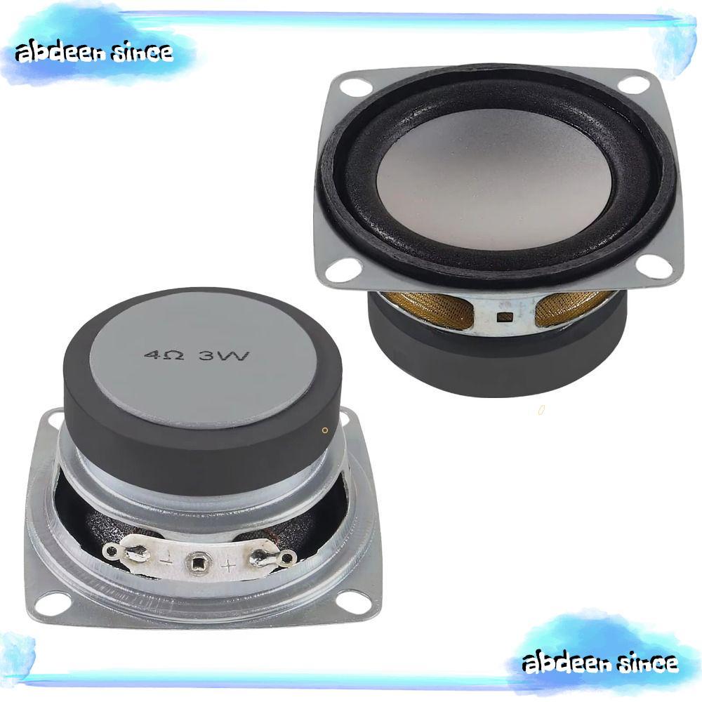 ABDEENSINCE Full Range Audio Speaker, Small 2" Stereo Woofer Speaker, 4Ohm 3W สี่เหลี่ยมผืนผ้า Ardui