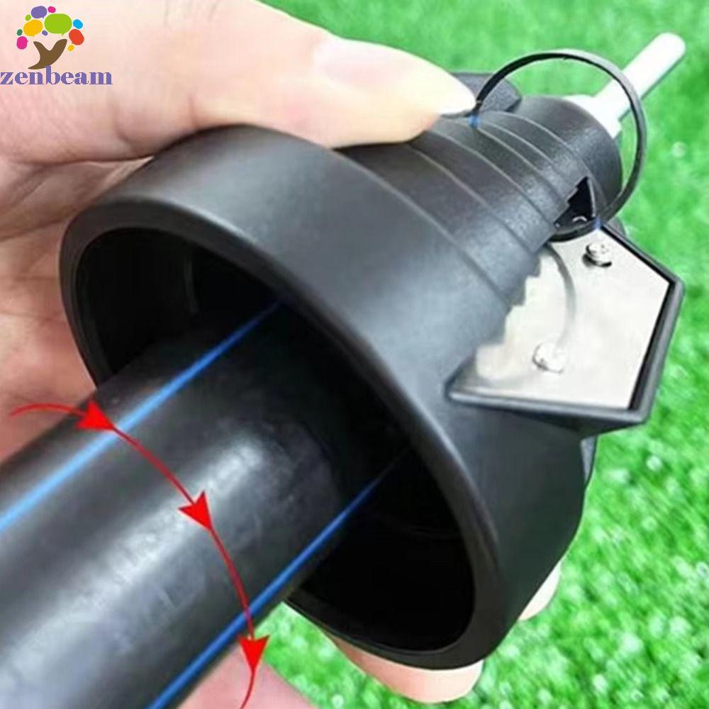ZENBEAM เครื่องมือลบคม PVC, เครื่องตัดท่อด่วน Finishing 20-63 มม. เครื่องมือลบมุม PVC, อุปกรณ์มุมแบนที่มีประสิทธิภาพ PP Chamfering กรวย Deburring มือ PE ท่อด้านนอกวงกลม
