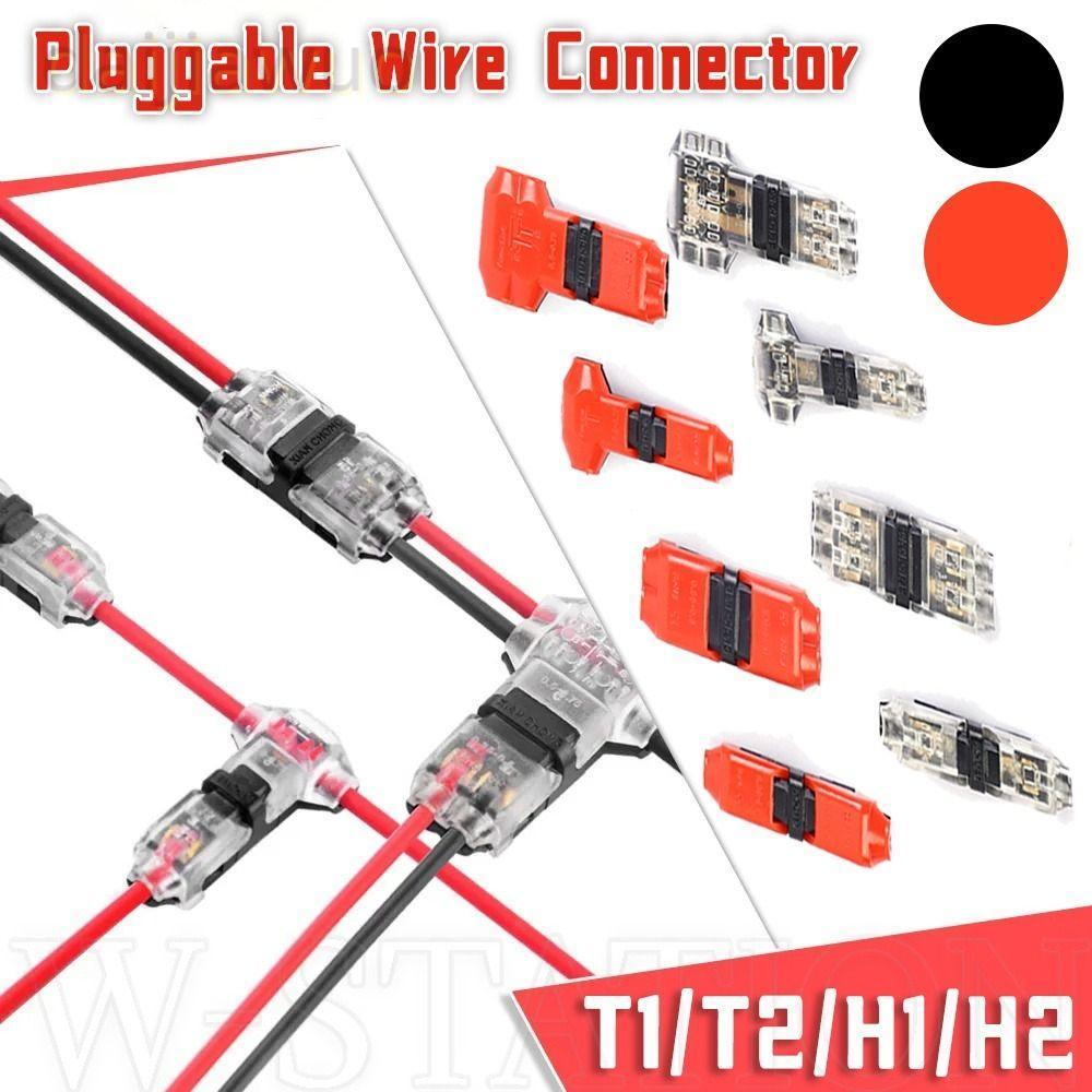 DAIJI 1 ชิ้นสายไฟ Crimp, 8-22AWG ตัวเชื่อมต่อรถ Pluggable Wire Connector, Quick Splice Cable การเชื่