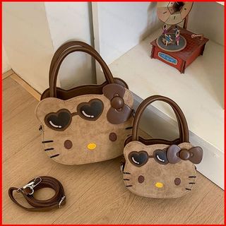 2026 Retro Hello Kitty Ladylike กระเป๋าแฟชั่นอเนกประสงค์ การ์ตูน