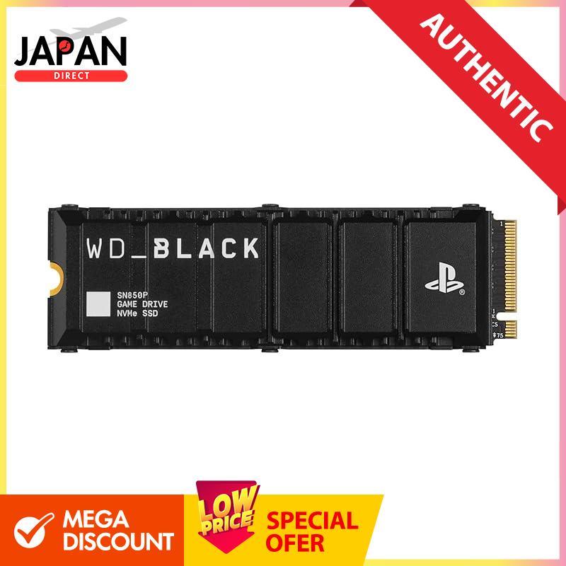 Western Digital Internal SSD 1TB PS5 Official Licensed Version WD_Black SN850P PCIe Gen4 M.2-2280 (M