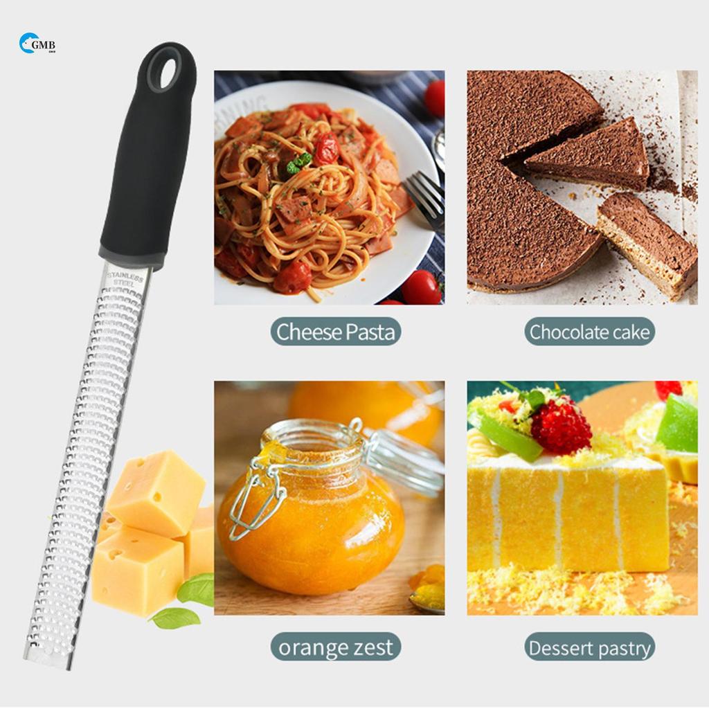 เครื่องขูดมะนาว Zester & Cheese Lemon Zester ที่แข็งแกร่งด้วยฟันมุมที่สมบูรณ์แบบเหมาะสําหรับกระเทียม