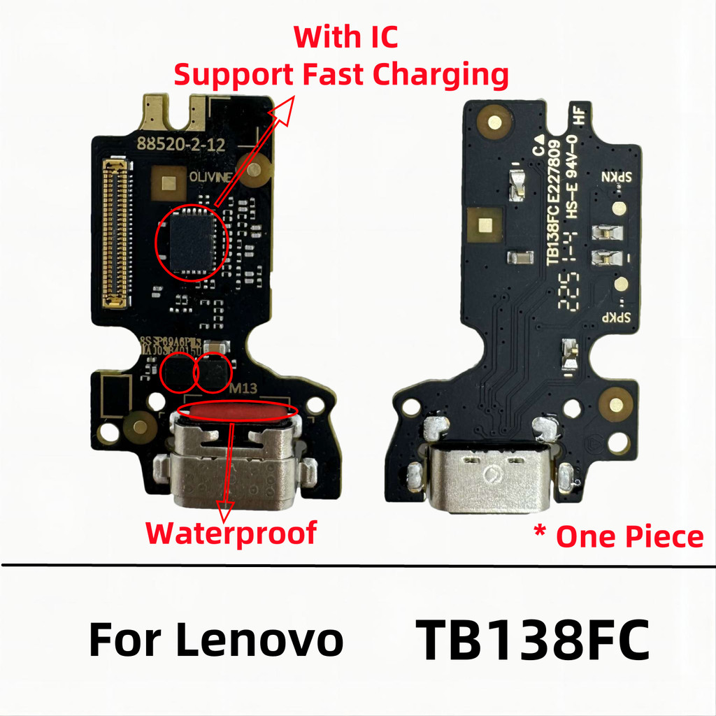 1X USB Charger Dock Connector พอร์ตชาร์จ Flex สําหรับ Lenovo Tab P11 Pro 2nd Gen 2022 TB138 TB138FC 