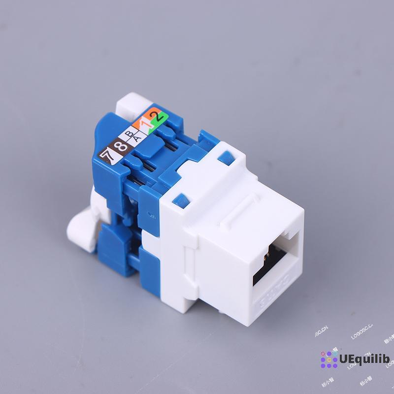 Uequilib Whirling Wire CAT6 RJ45 Toolless LAN ใส่ Keystone Ethernet โมดูล Ja Gigabit UTP เครื่องมือฟ