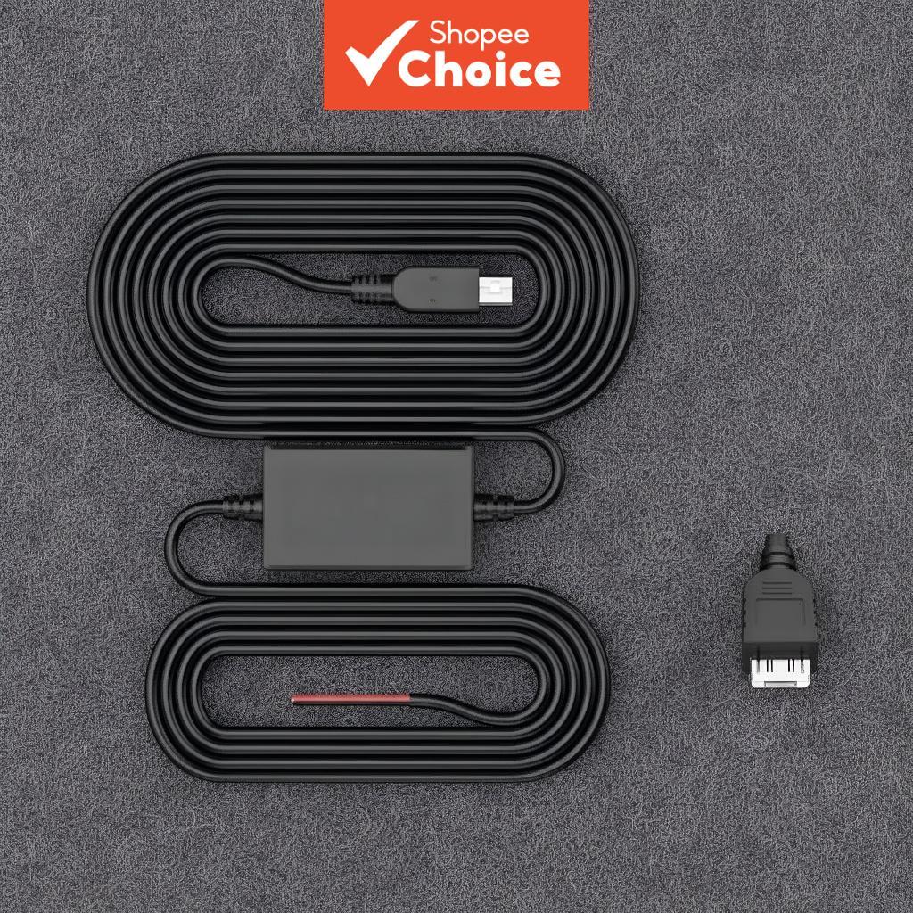 3.2M Dash Cam Hardwire Kit Mini USB 12V-24V ถึง 5V สายตรวจสอบที่จอดรถ