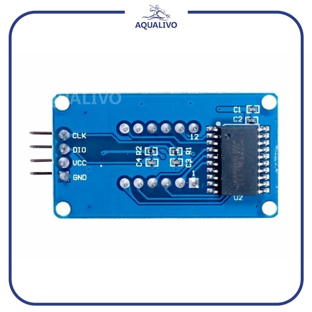 PAJAMANIA จอแสดงผลเจ็ดส่วน TM1637 โมดูลนาฬิกา 7 ส่วนโมดูล TM-1637 นาฬิกาจับเวลา