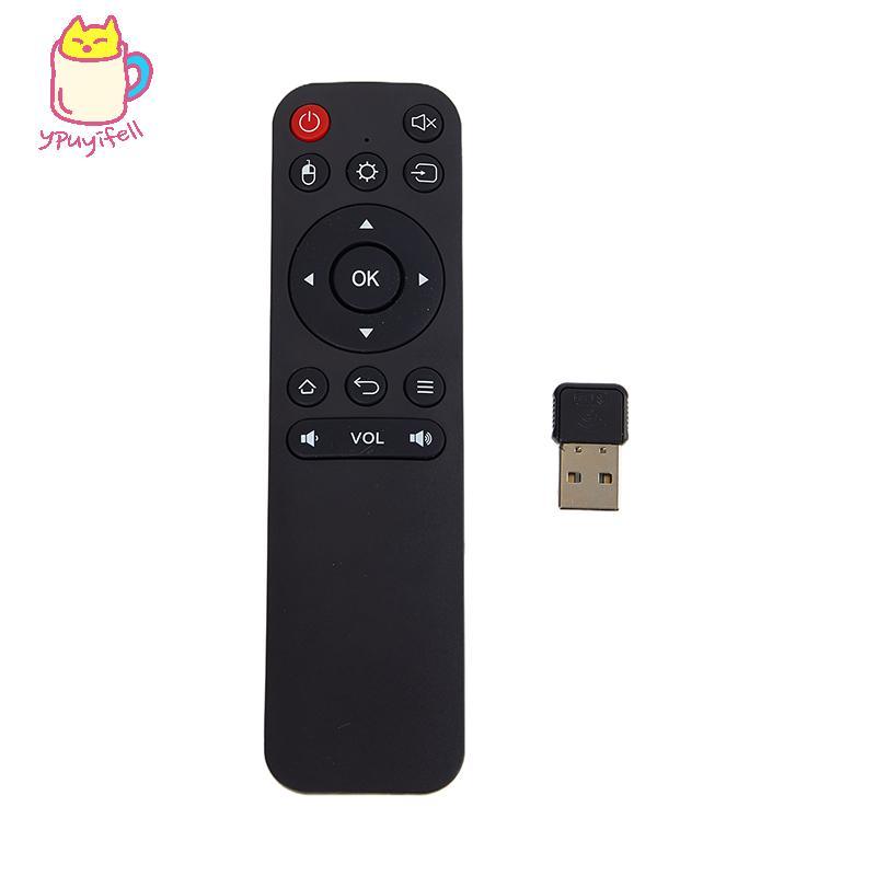[YPU] Universal 1/2G ไร้สายคีย์บอร์ดเมาส์รีโมทคอนโทรลพร้อมตัวรับสัญญาณ USB สําหรับ Android TV Box/Smart TV/Windows PC นคส