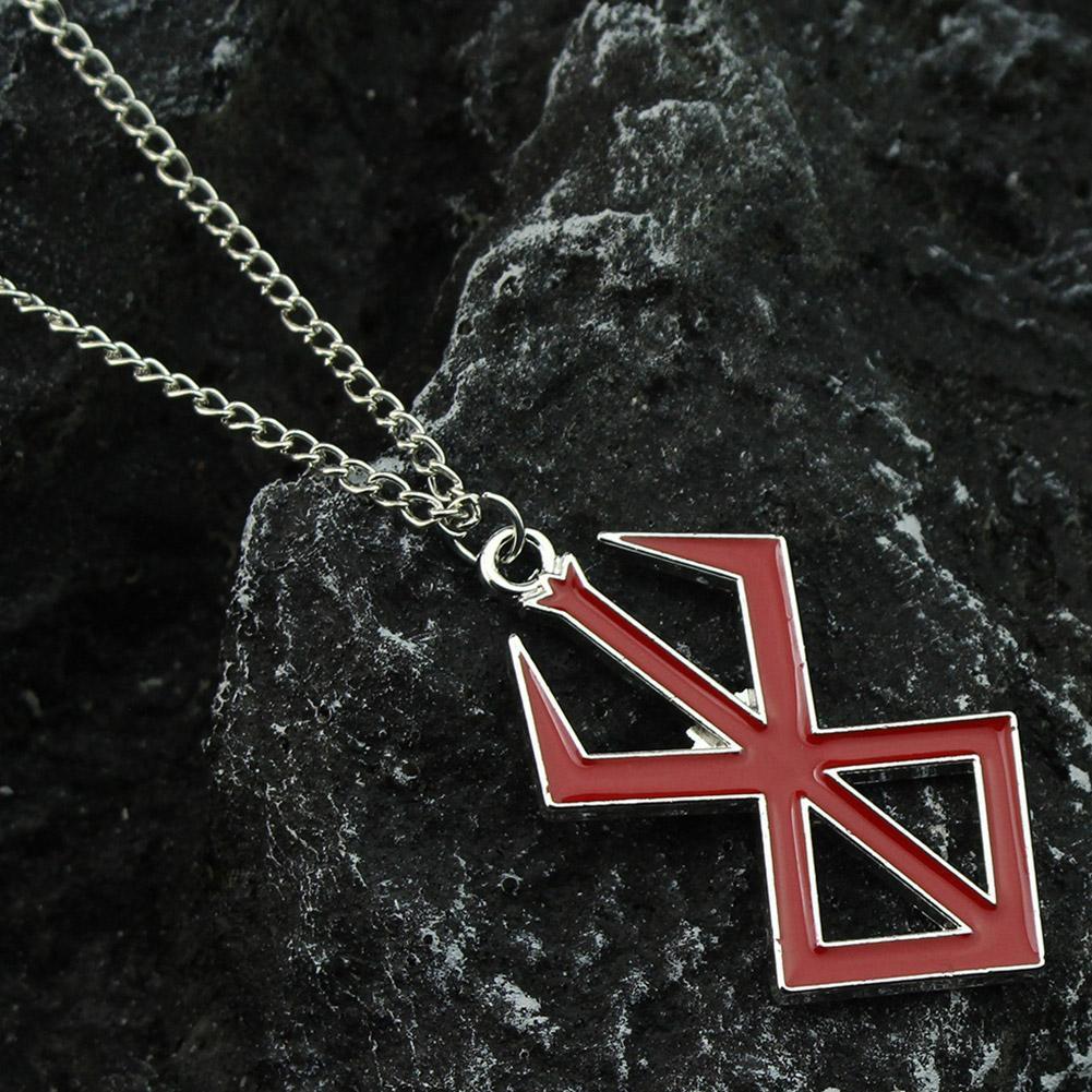 1 ชิ้นสร้อยคอสัญลักษณ์ Berserk นักรบ Mad Of Nourse พวงกุญแจไวกิ้งจี้ตํานานแฟชั่น Y1S0