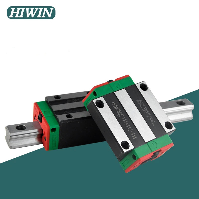 HIWIN สไลเดอร์รางนําเชิงเส้นสีเงิน HG15HG20HG25HG30HG35HG45HG55CC/CAHA