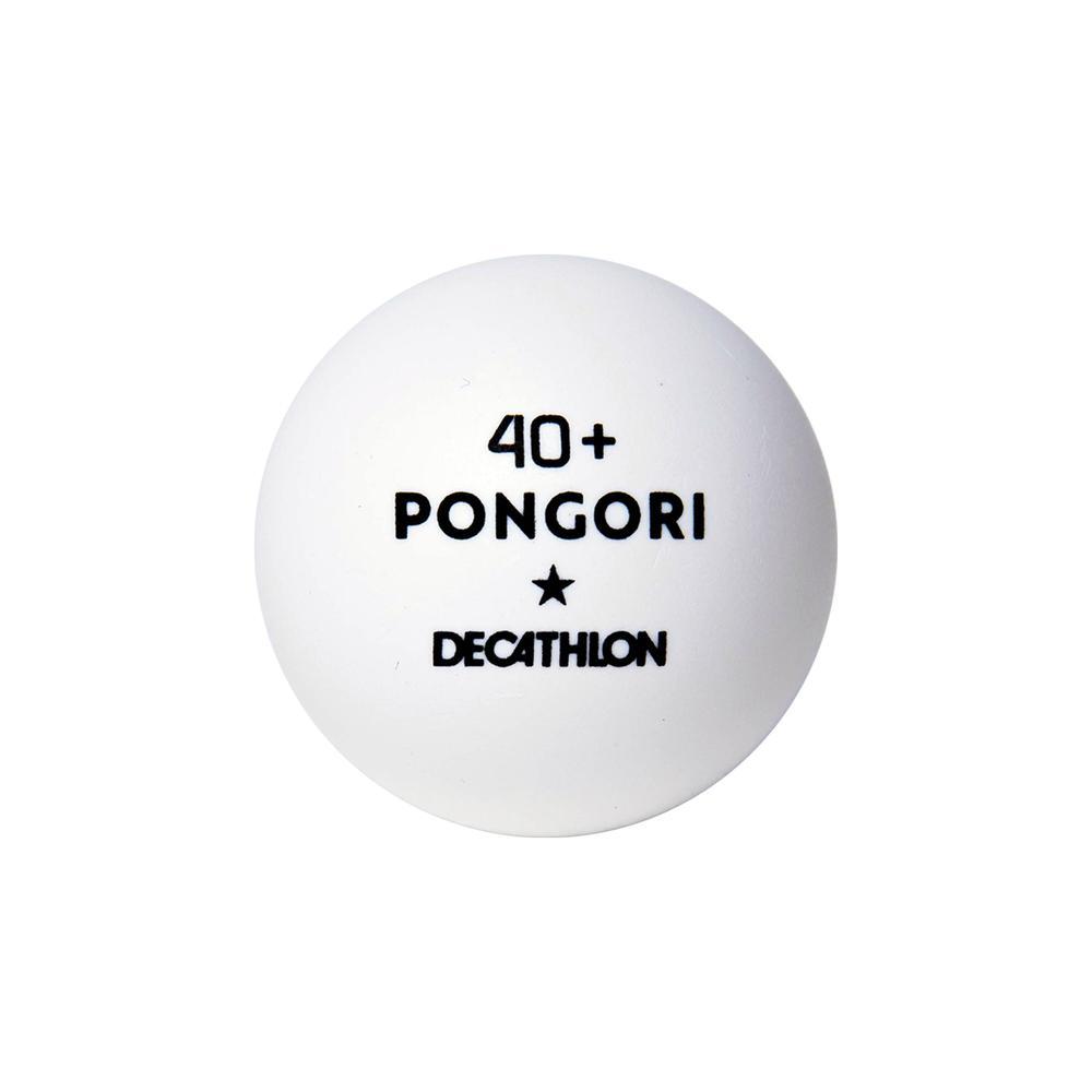 Decathlon Table Tennis Balls Ttb 100 1* 40+ 6-Pack ลูกปิงปองรุ่น Ttb 100 1* 40+ แพ็ค 6 ลูก - White - รูปที่ 2
