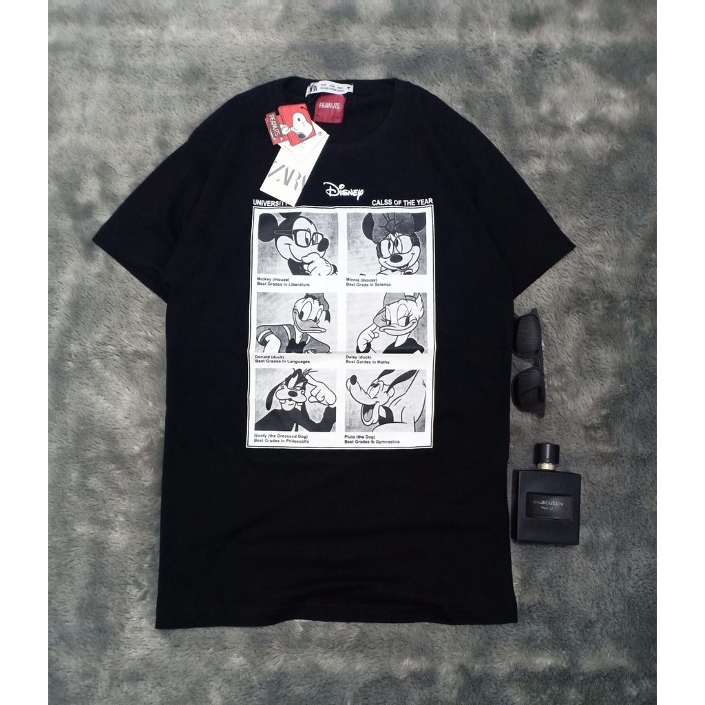 เสื้อยืด ZARA / ZARA TEE / ZARA TSHIRT - FULL TAG & LABEL