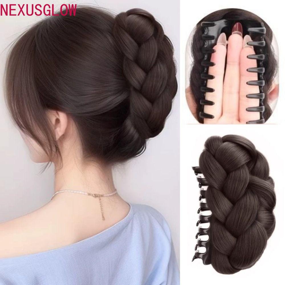 วิกผมทรงปอมดอกไม้ NexusGlow - เสริมผมด้วยตัวหน่อปอมสำเร็จรูป พร้อมกระเป๋าเก็บรักษายอดเยี่ยม