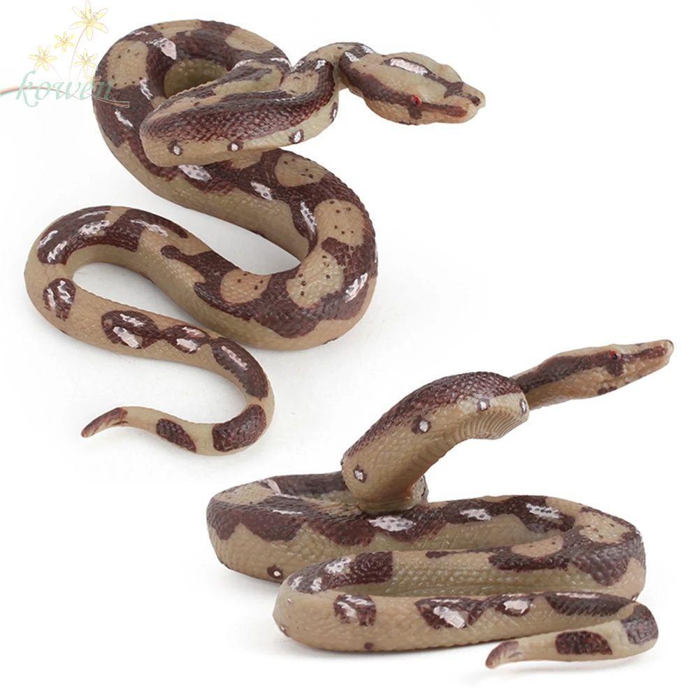 KOWEN จําลอง Python Prank ของเล่นขนาดใหญ่ของเล่นเด็ก Wild Python รุ่นสมจริงงู Python ของเล่น