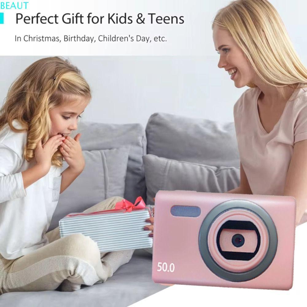 BEAUT Children Mini Digital Camera, Take Photos Kids Camera Mini Children Camera, Portable Selfie HD