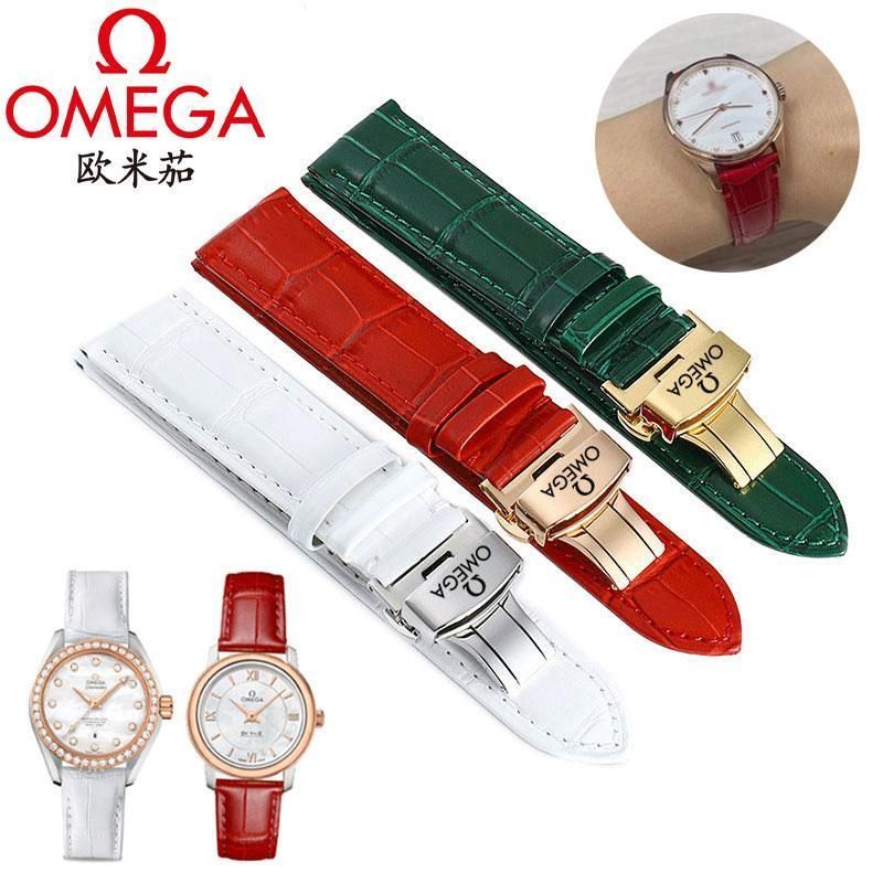 [คลังสินค้าพร้อม] Omega Butterfly Pegasus 300 Speedmaster Universal สายหนังแท้ Cowhide 20 มม.หัวเข็มขัดเหมาะสําหรับผู้ชายผู้หญิงใช้งานร่วมกับโรงงานเดิม