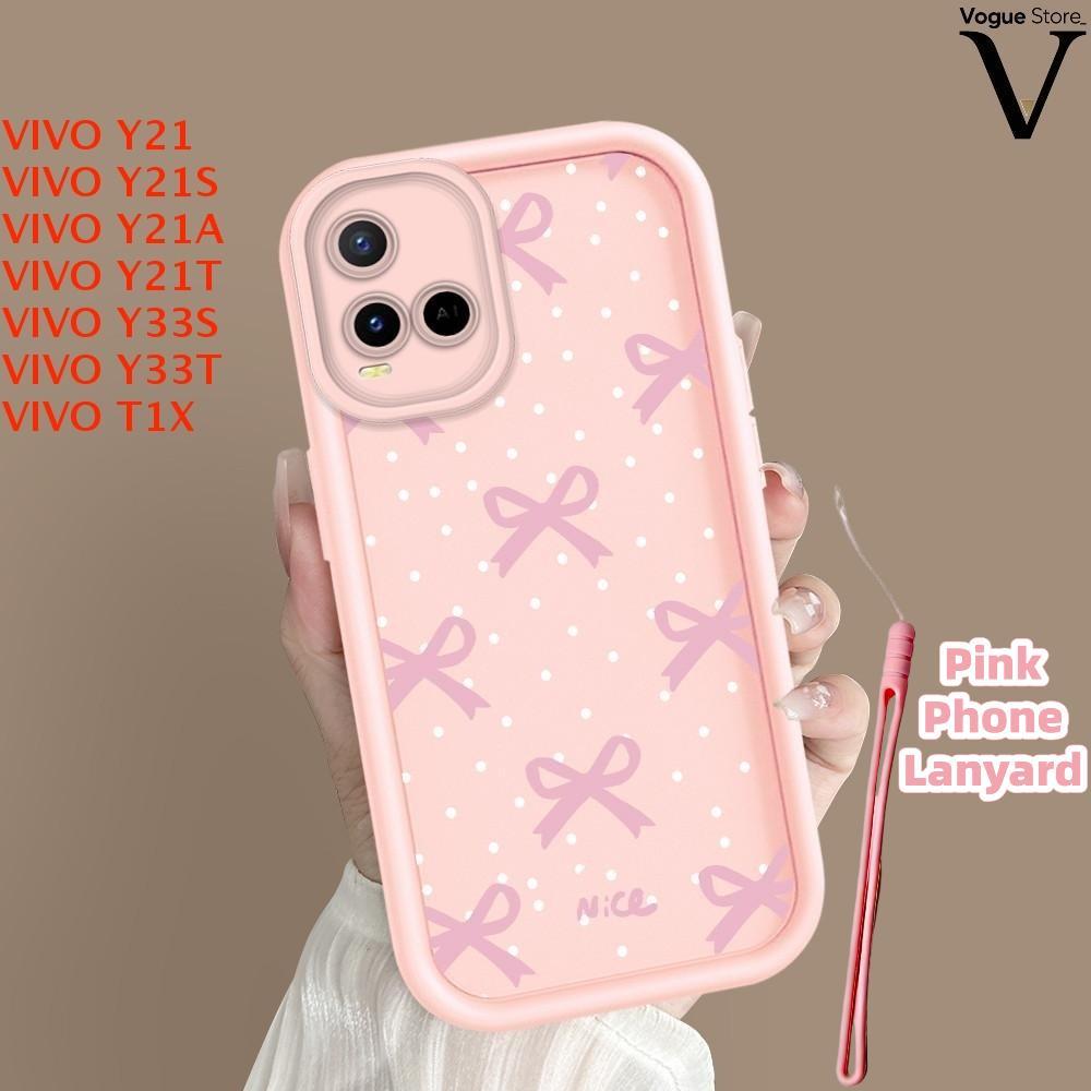 VIVO Y21 Y21S Y33S Y21A Y21T Y33T T1X เคส Bow เคสวีโว่ เคสโทรศัพท์ TY T20964