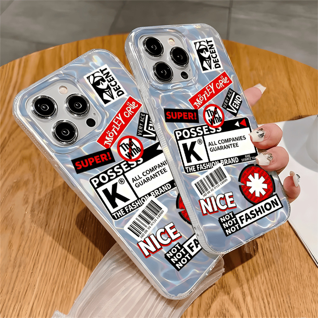 โฮโลแกรม Soft Case กันกระแทก Anti Drop Clear Glitter ปลอก Samsung A36 5G/A56 5G A55 5G A54 5G A05 A0