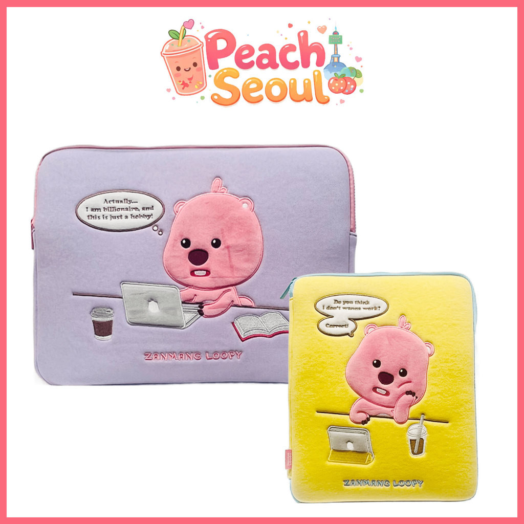 [ZANMANG LOOPY] Laptop Pouch (13-inch) Tablet & Book Pouch (11-inch) _From Korea