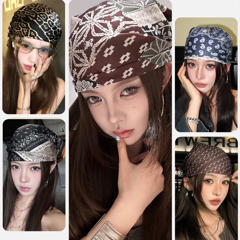 ผ้าพันคอไหมย้อนยุค สไตล์ใหม่ปี 2026 สีกาแฟ สำหรับสตรี เป็นเครื่องประดับแฟชั่นที่สวมใส้ง่าย