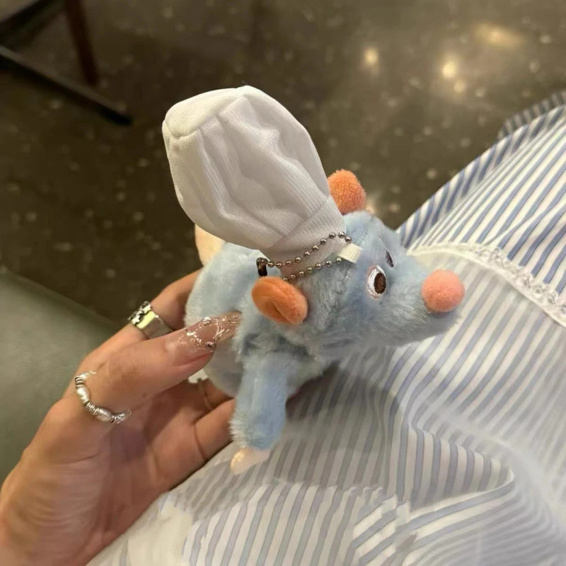 Plush Chef Cooking Mice 4/3/2/1 เคสหูฟัง AirPodsPro3 ฝาครอบป้องกันป้องกันการตก