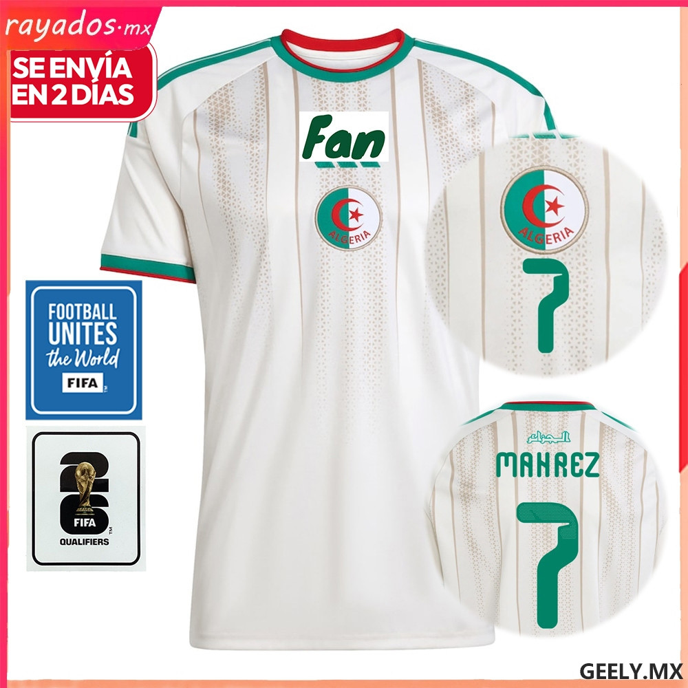 2026-27 Algeria Jersey เสื้อฟุตบอลเหย้าแบบกําหนดเอง ชื่อและหมายเลข