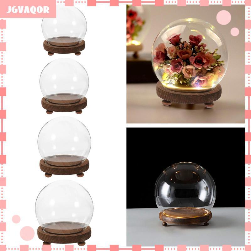 [jgvaqor] Dome Glass Display Case Clear Dome Micro Landscape ตกแต่ง DIY Terrarium สําหรับ