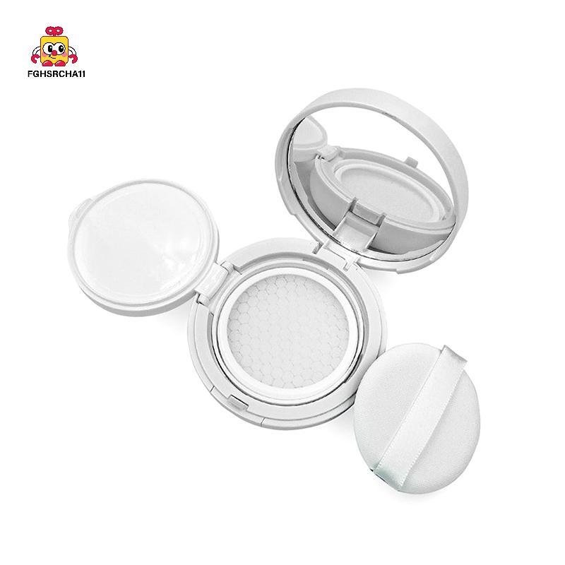 FG 15g/0.5oz ว่างเปล่า Air Cushion Puff กล่องเครื่องสําอางแบบพกพาแต่งหน้าคอนเทนเนอร์แป้งฟองน้ํากระจก
