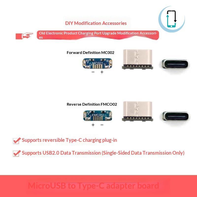 [AT] M85K USB Connector Type C USB 2.0 Data Transfer Data Power Adapter DIY Repair Adapte Modificati