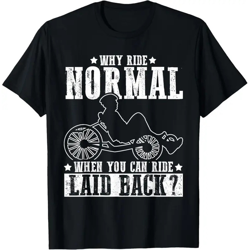 The latest t-shirt - Recumbent Biker Ride Motorcycle Accessories T-Shirt