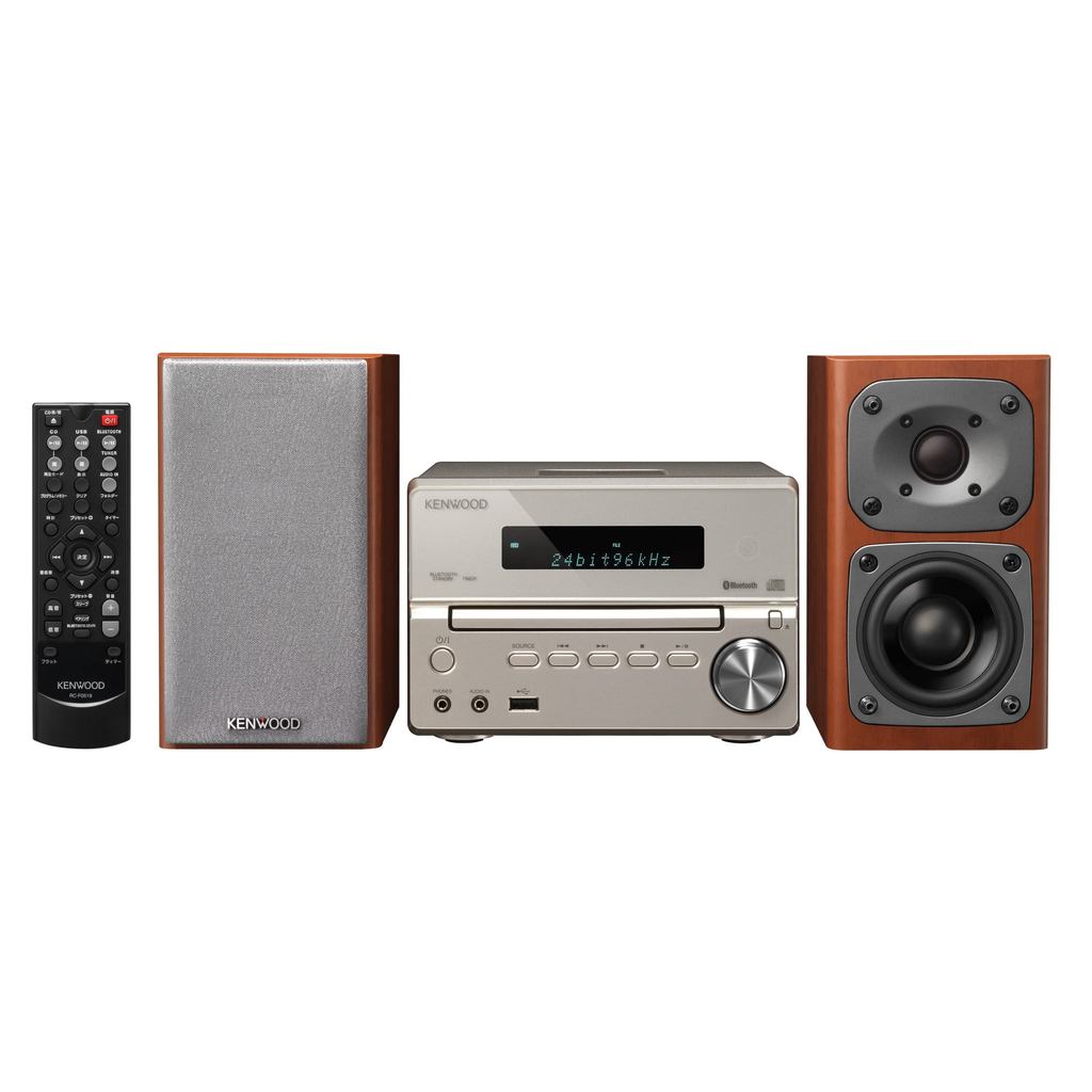 JVC Kenwood Kseries XK-330-N Bluetooth Component System [Gold]