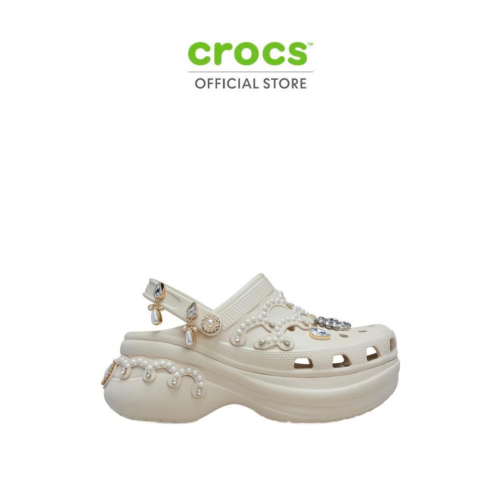 CROCS รองเท้าลำลองผู้หญิง BAE PINNACLE EMBELLISHED CLOG รุ่น 213424-2MC - FRAPPE