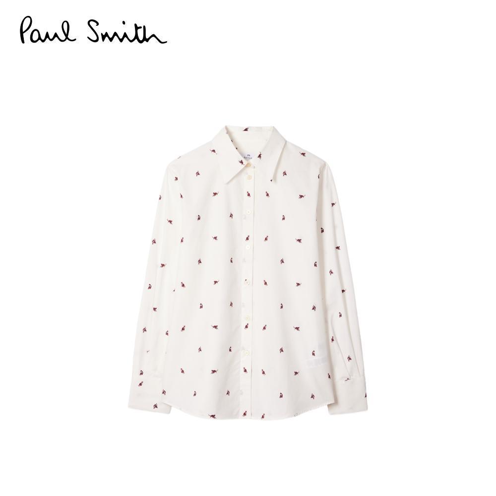 Paul Smith เสื้อเชิ้ตผู้หญิง รุ่น W2R-335B-V31397-02 สี Off-White