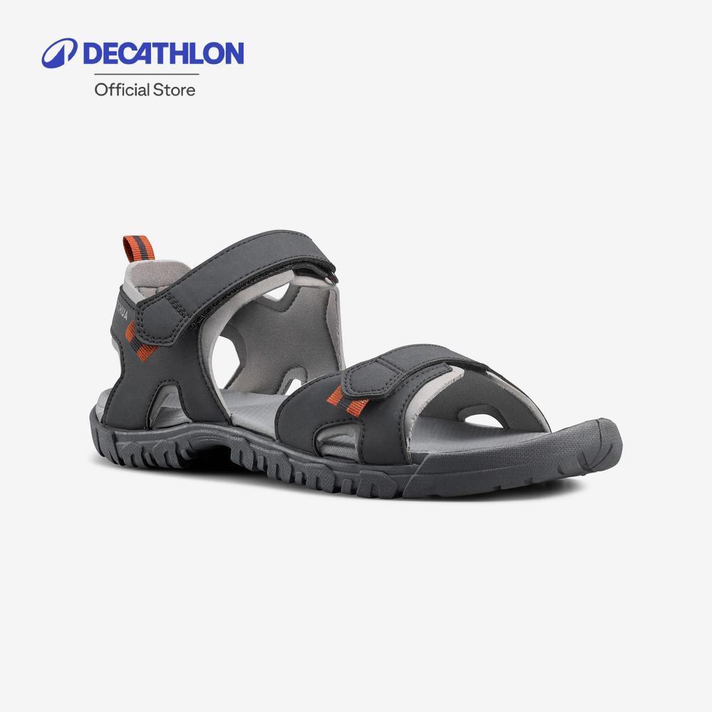 Decathlon Walking Sandals Men'S รองเท้ารัดส้นสำหรับผู้ชายใส่เดินรุ่น Nh100 - Grey