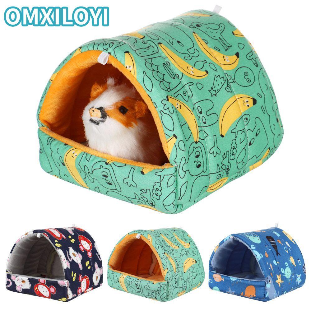 OMXILOYI Hamster House Fashion สบาย Winter Rabbit Squirrel Warm Mat