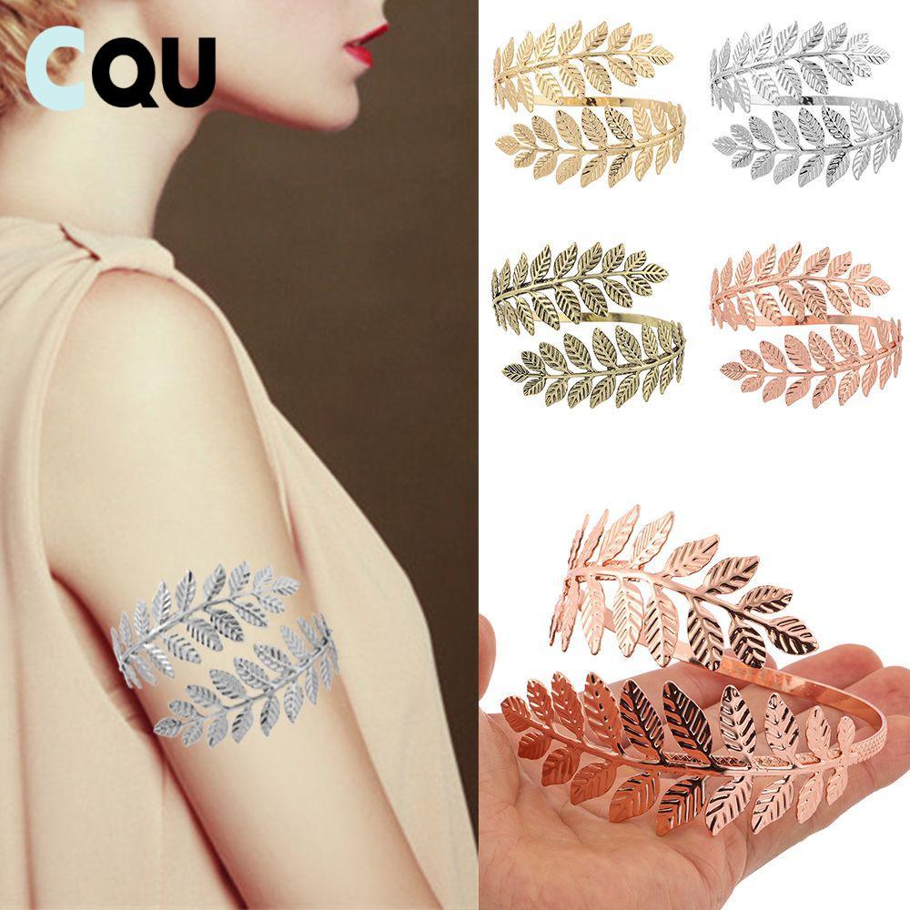 CQU Upper Arm Bracelet กําไลข้อมือทรงกลม เครื่องประดับโบฮีเมียนผู้หญิง Arm Chain