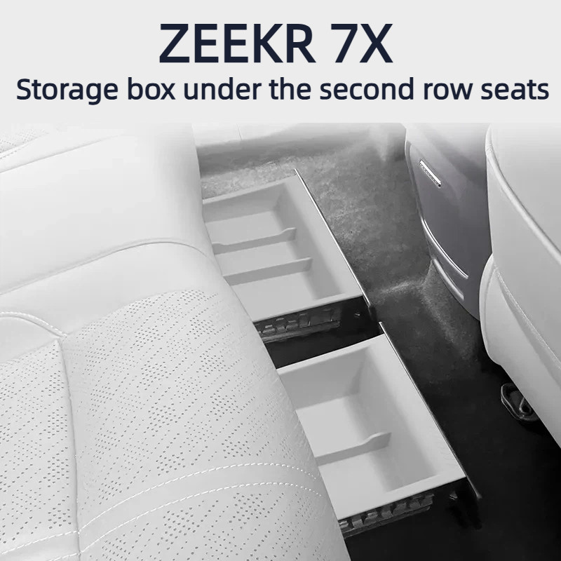 ZEEKR 7X Two-Row Under Seat Box Storage Box Storage Decorative Box Car Storage Box