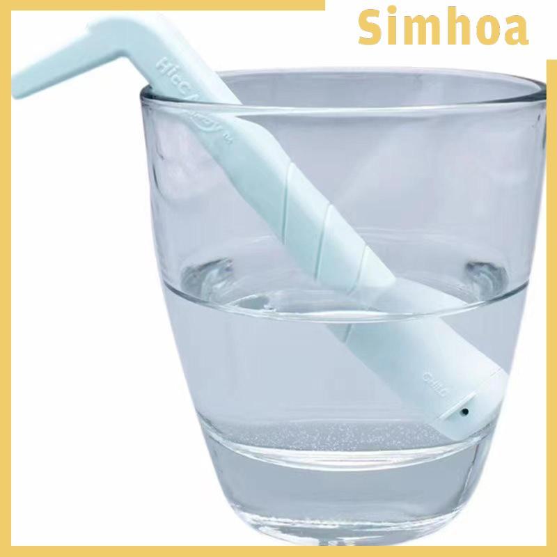 [SIMHOA] Hiccup Stopping Straw Anti Hiccup Helper ทันทีหยุด Hiccups แบบพกพาเด็ก Burp Stopping Straw 