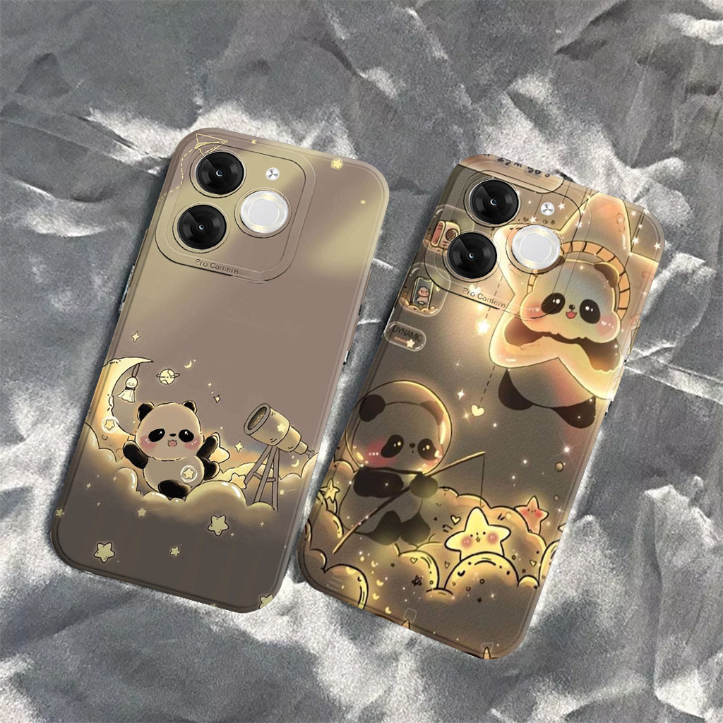 HP Itel A80 4g 2024 / A50 A70 A60 A60s s23 Plus s23 p40 p55 4g p55 5g - Phone Silicone - P4nda - ซิล