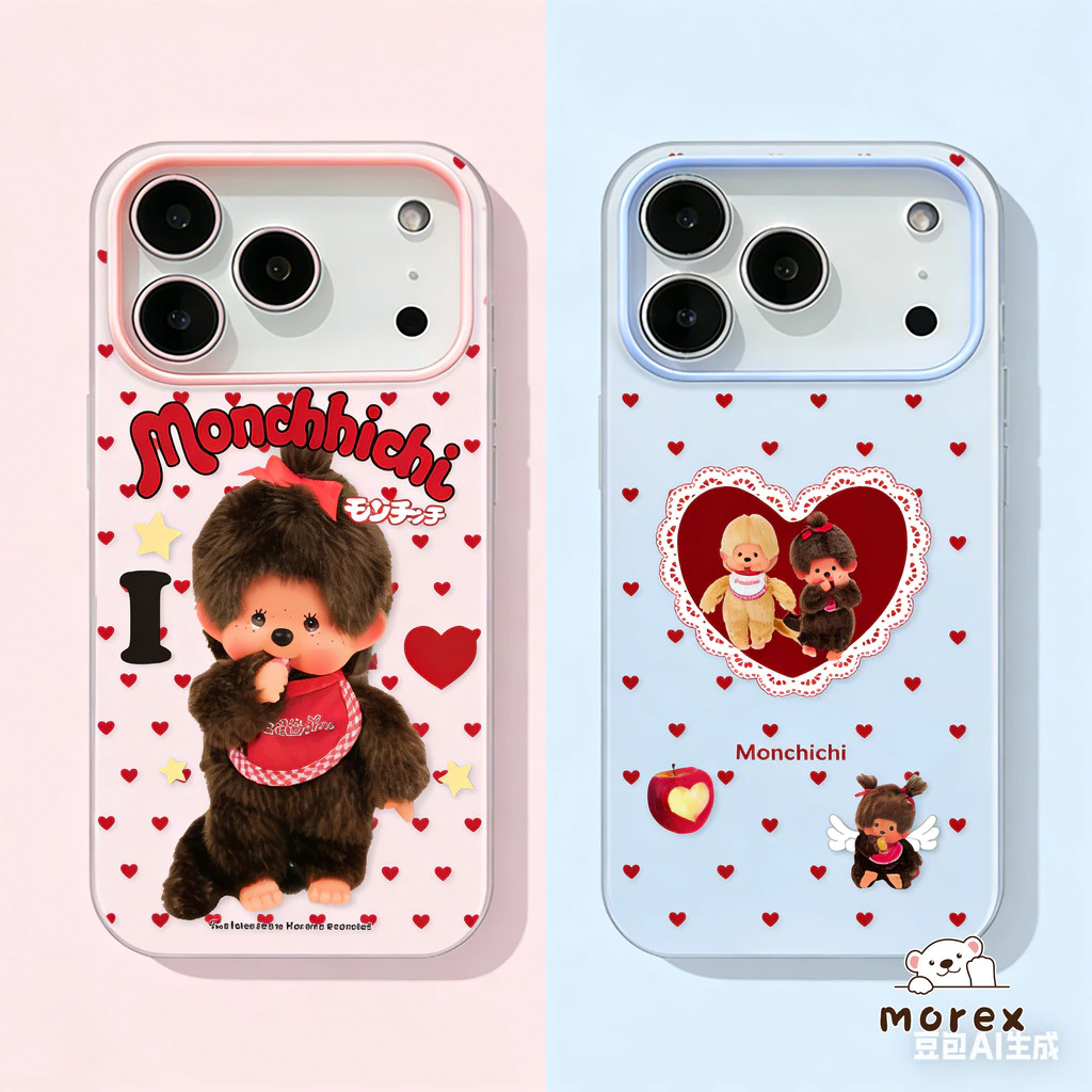 เคส2in1ใสรูป ลายมอนจิจิฮิต Redmi 15 15C 14 C 13C 9A 9 10 12 12C A1 A2 A3 Note 14 13 11 12 8 10 Pro Poco C75 C65 C61