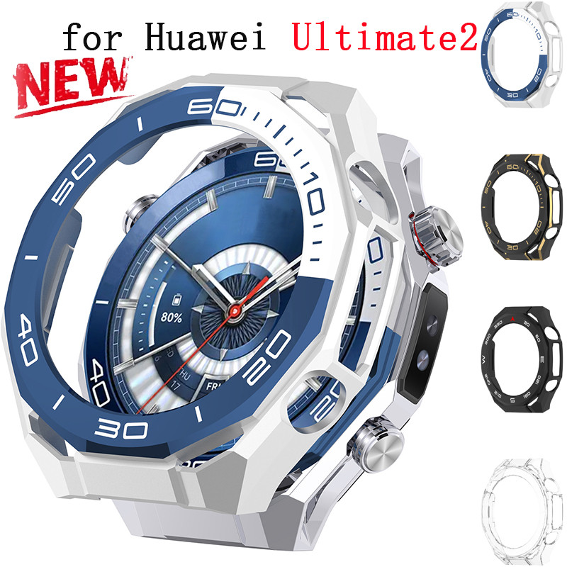 เคส PC Hollow สําหรับ Huawei Watch Ultimate 2 อุปกรณ์เสริมฝาครอบกันชนป้องกันความคุ้มครองเต็มรูปแบบ