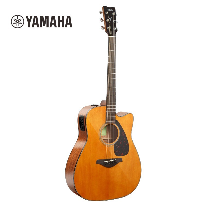 YAMAHA (YAMAHA) FGX800C VN ไม้วีเนียร์เริ่มต้นกล่องไฟฟ้ากีต้าร์โปร่งหายไปกีตาร์มุม